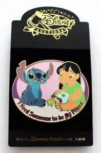 Disney Auctions Pin Need A Friend Lilo & Stitch LE1000 - Picture 1 of 4