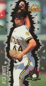 1994 Fleer Extra Bases Rookie Standout Rick White Pittsburgh Pirates #19 - Picture 1 of 2