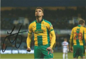 WEST BROM: JACOB MURPHY SIGNED 6x4 ACTION PHOTO+COA - Picture 1 of 1