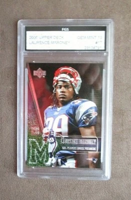 2006 Upper Deck Laurence Maroney Rookie Premiere #17 FGS Graded 10 Gem Mint - Image 1 of 2