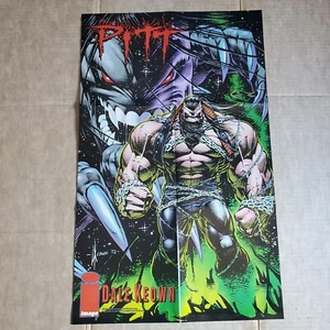 Poster promozionale PITT DALE KEOWN 1992 immagine fumetti 16" x 25" ottime condizioni - Foto 1 di 6