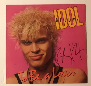 Billy Idol Signed To Be A Lover Vinyl LP JSA COA # Q64620  Autographed - Picture 1 of 3