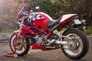 Tail Chop Ducati Monster Licence Plate Holder, Kennzeichenhalter, Targa Titolare - Picture 1 of 3