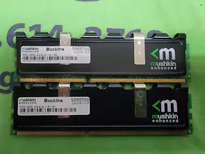 MUSHKIN 4GB (2x2GB) PC3-12800 DDR3 DESKTOP RAM - Picture 1 of 1