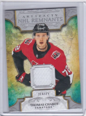 2020 2020-21 ARTIFACTS THOMAS CHABOT NHL REMNANTS JERSEY OTTAWA SENATORS - Image 1 of 2
