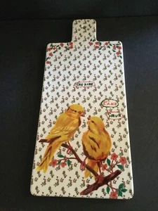 ANTHROPOLOGIE NATHALIE LETE “LOVE BIRDS” Porcelain CHARCUTERIE SERVING BOARD - Picture 1 of 7