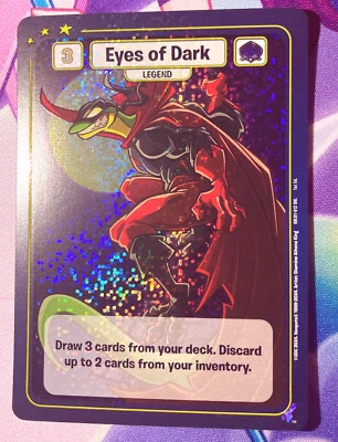 Neopets Battledome TCG Foil Eyes of Dark OBL Season One Promo OBL01-010 - Image 1 of 2