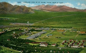 Postal Vista Aérea Ft. Bliss El Paso Tex Texas TX   - Imagen 1 de 2
