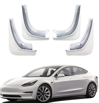 Model 3 Spritzschutz ohne Bohren (Mud-Flaps V2 in Wagenfarbe) - Bild 1 von 2