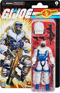 HASBRO G.I. FIGURA DE ACCIÓN JOE SERIE CLASIFICADA RETRO CARDBACK SERPIENTE DE NIEVE 6" - Imagen 1 de 12
