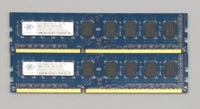 Nanya Desktop DDR3 2GBx2 1333Mhz PC3-10600 CL9 240-Pin 1.5V (Dell) - Image 1 of 3