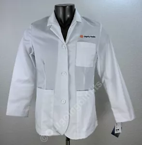 NEW White Swan Brands META Labwear Women's Dignity Health Scrubs Coat Size 12 - Picture 1 of 8