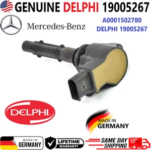 GENUINE Delphi x1 Ignition Coil For 2005-2014 Mercedes-Benz V6 V8, A0001502780 - Picture 1 of 5