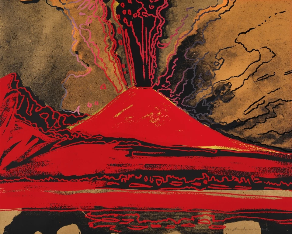 Póster de arte pop o lienzo enrollado Andy Warhol "VESUVIUS" Foto 1 de 1
