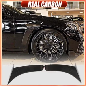 For Mercedes Benz W222 S63 S65 2014-18 Side Air Vent Fender Fins REAL CARBON - Picture 1 of 13