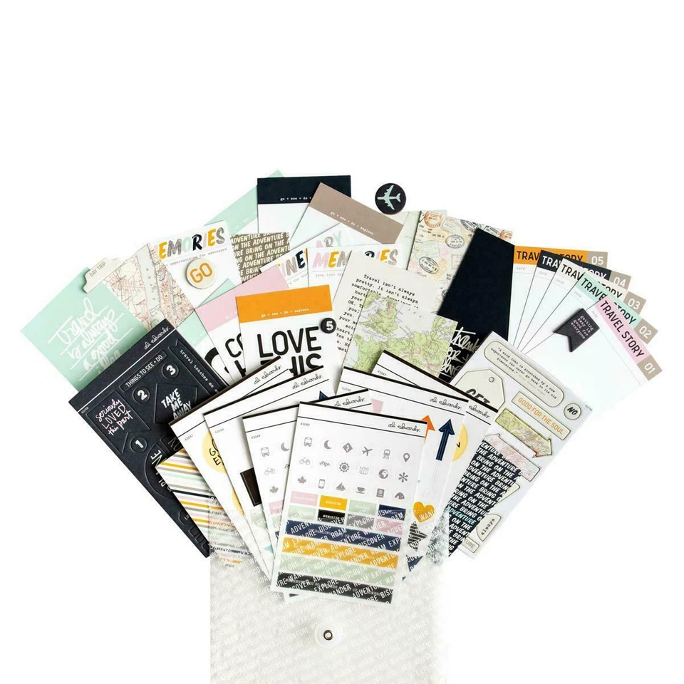 Ali Edwards Travel Journaling Starter Kit 671385 New