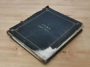 Antique 1910 TVMS Test Valley Musical Society Hardback Book - Presentation Gift - Picture 1 of 13