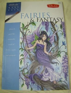Fairies & Fantasy (Watercolor Made Easy) Learn to Paint Enchanted World PB Book - Picture 1 of 12