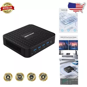 High-Performance Mini Desktop Computer with Celeron J4125, 8GB RAM, 128GB SSD - Picture 1 of 9