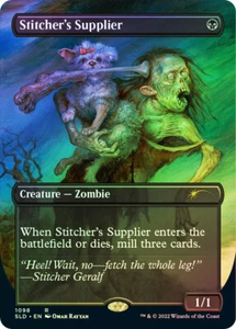 MTG FOIL Stitcher's Supplier Secret Lair 1098 Borderless - Secret Lair #1098 - Picture 1 of 1