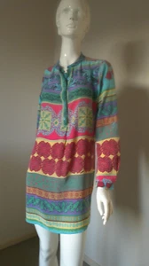 HALE BOB . 100%SILK DRESS. SIZE S. 8 TO 10. LONG SLEEVES. - Picture 1 of 12
