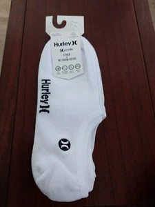 Hurley Men's No-Show Socks (3-pack) - Size Large - Picture 1 of 3