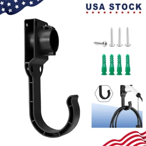 EV Charger Holder Wall-Mount Connector Holster Dock for SAE J1772 EVSE - Foto 1 di 10