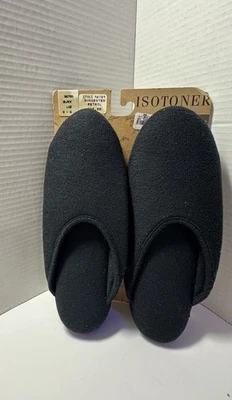 Zapatillas Isotoner Country Comfort negras talla L 8-9 cojín de espuma 1994 nuevas con etiquetas Foto 1 de 4