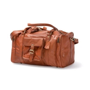 Seesack Reisetasche Gepäck Vintage Übernachtung Fitness Wochenende Leder... - Bild 1 von 5