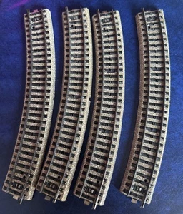 4 x Marklin HO 5200 Curved Track M Western Germany - Picture 1 of 6