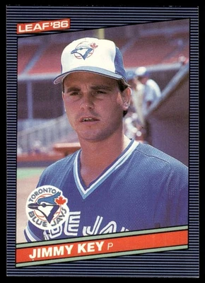 1986 Leaf Jimmy Key Toronto Blue Jays #219 - Image 1 of 2