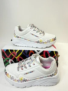 0408 SKECHERS KIDS Uno Lite 314089L Mädchen Schuhe Weiß/Multi : 13 - Bild 1 von 5