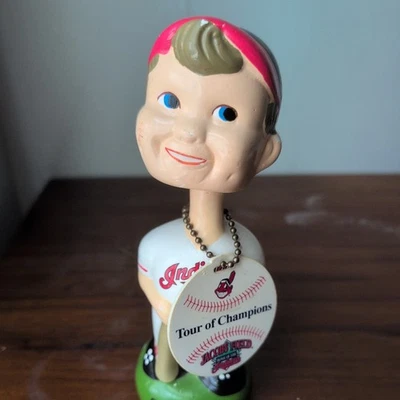 Cleveland Indians Bobblehead Boy 1999 cerámica  Foto 1 de 4