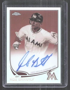 2013 Topps Chrome Sepia Refractor Rookie Auto /75 Rob Brantly #27 Auto RC - Picture 1 of 2