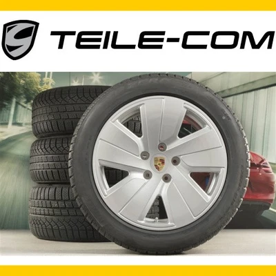 NEU*+ORIG. Porsche Taycan 19" Taycan S Winterräder Satz SILBER /Winter wheel set - Bild 1 von 2