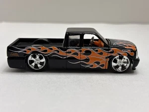Muscle Machines Truckin’ RARE ‘97 Chevy Silverado Radillac Black Orange & Blue - Picture 1 of 14