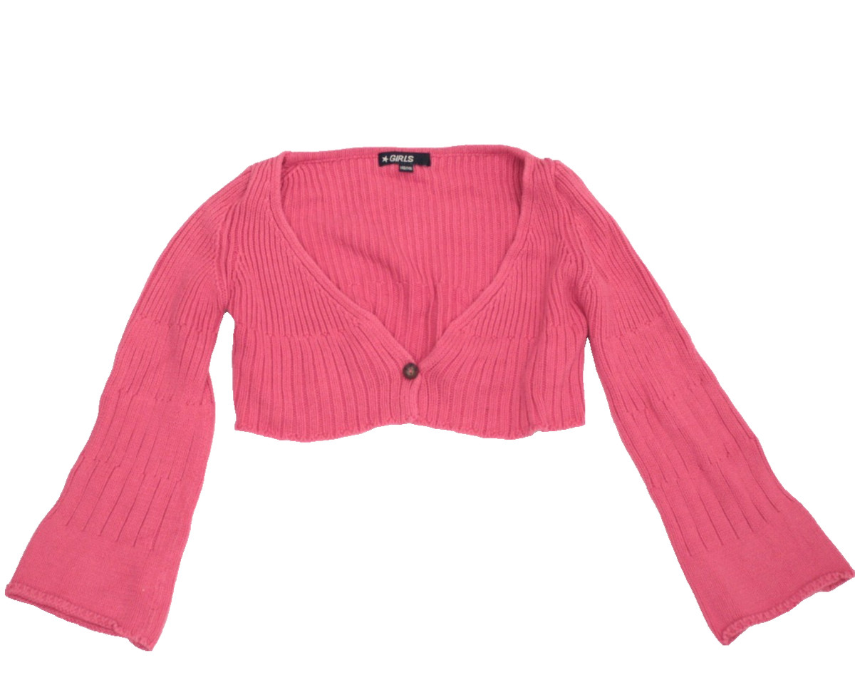 Mädchen Bolero Langärmlig Mit Spitze - Strick Cardigan Für Besondere Anlässe