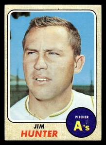 1968 Topps #385 Jim Hunter - EX-EXMT *TedsCardShack* - Picture 1 of 2