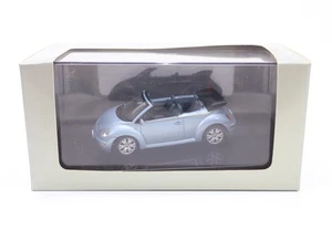 AUTOart 59756 modellino auto VW New Beetle blu metallizzato / IMBALLO ORIGINALE 1:43 - Foto 1 di 2
