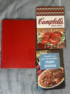 Lot of 3 Different Campbell’s Soup Cookbooks - Hardcover Good Condition. - Picture 1 of 3
