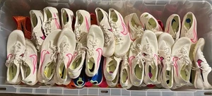 Lot Of 32 Zoom Mamba 6 Track & Field Distance Spikes SHOES ONLY NO SPIKES - Picture 1 of 24