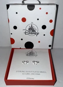 Disney Earrings Jewelery Sterling Silver Mickey Mouse - Picture 1 of 6