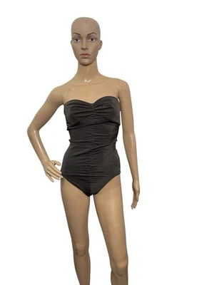 Vintage Christian Dior Women’s Size 10/32 B Cup 1 Piece Strapless Swimsuit Read* - Image 1 of 4