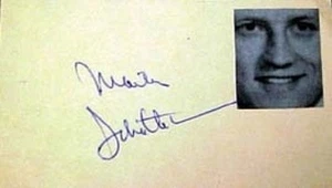 MARTY SCHOTTENHEIMER AUTOGRAPHED INDEX CARD - Picture 1 of 1
