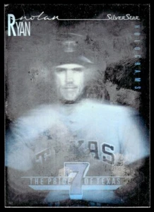 1990 Silver Star Holo - VG Nolan Ryan Texas Rangers #34 - Picture 1 of 2