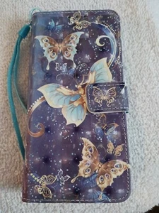 Purple Butterfly Phone Case For Samsung Galaxy S10 - Picture 1 of 3