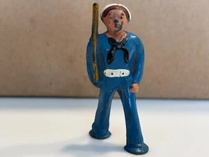 Dimestore Barclay Toy Soldier, Sailor, Blue Uniform, Pod Foot, #920 B238 - Picture 1 of 5