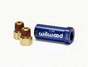 Wilwood Residual Pressure Valve - New Style w/ Fittings - 2# / Blue - Bild 1 von 1