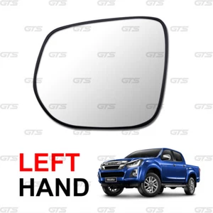 Left Len Glass Wing Mirror Side Door Fits Isuzu Holden D-Max 1.9 2016 2018 - Picture 1 of 9