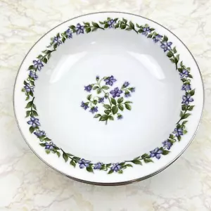 Vintage Jyoto Fine China Japan 4 Soup Bowls Glendale Pattern Violet 7 3/4” - Picture 1 of 12